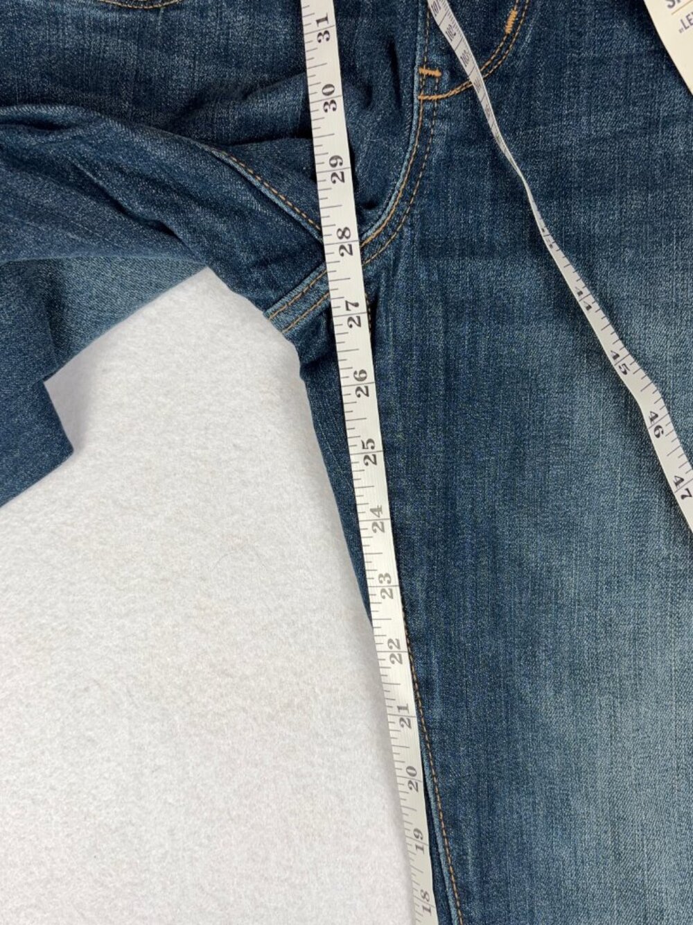 Levi Strauss Signature Gold Baby Bump Skinny Jeans Women’s XS Blue Maternity NWT - Picture 6 of 11